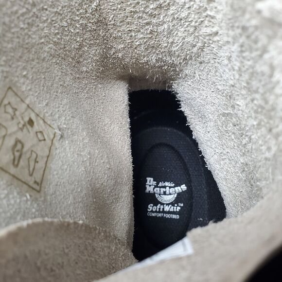 Dr Martens Audrick Quad Boots Women 12 Platform Cobblestone Grey Chunky Lug Boot - Picture 16 of 16